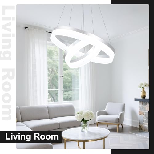 2 Ring Modern LED Chandelier