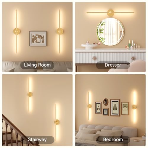 Battery Operated Wall Sconces Set of 2 (2 Count)