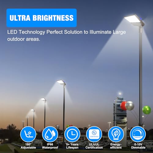 480V LED Parking Lot Light