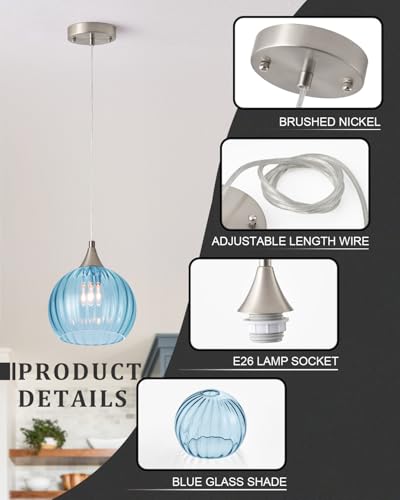 Brushed Nickel Pendant Lights Kitchen Island
