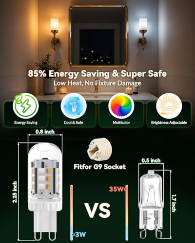 Smart G9 LED Bulb (2 Count)