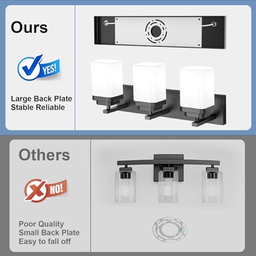 Matte Black Bathroom Light Fixtures