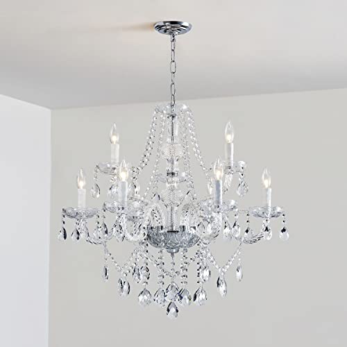 Saint Mossi 9 Light Modern Contemporary Elegant Crystal Glass Chandelier Pendant Ceiling Lighting Fixture