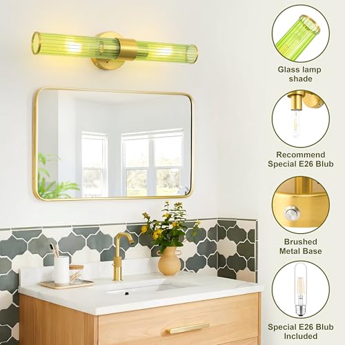 Gold Battery Operated Wall Sconces Set of 2 (2 Count)