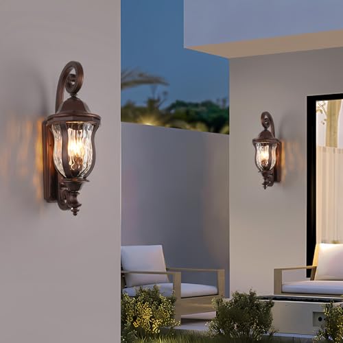 Brown Exterior Wall Sconces