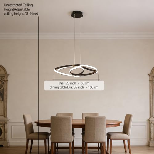 23 inch Modern Chandelier for Dining Room