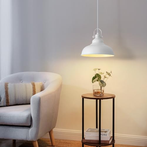 White Pendant Lights Kitchen Island (2 Count)