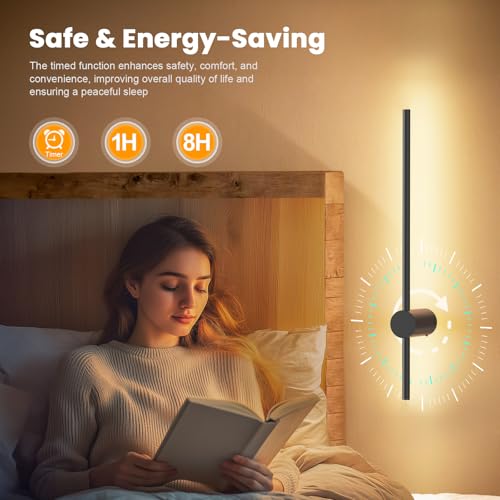24 Inch Battery Operated Wall Sconce Set of 2 (2 Count)