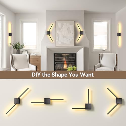Battery Operated Wall Sconces Set of 2 (2 Count)