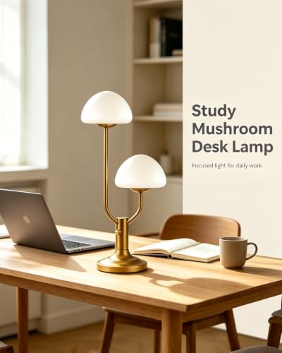 Modern Globe Table Lamp for Bedroom Dimmable Round Ball Lamp