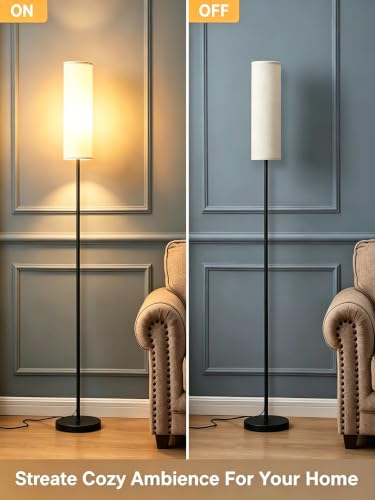 67" Floor Lamps for Living Room with Magnetic Remote