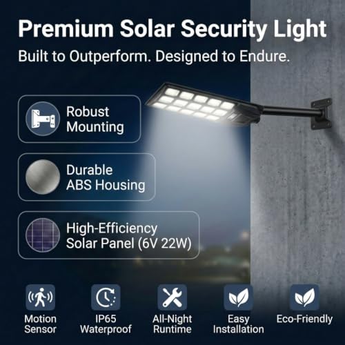Solar Street Lights Outdoor with Motion Sensor