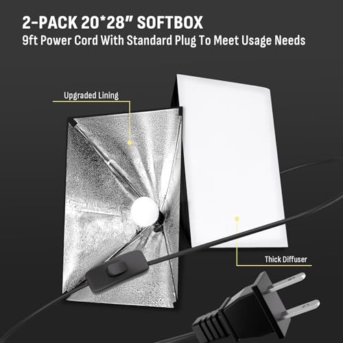 85W Photography Lighting (2 Count)