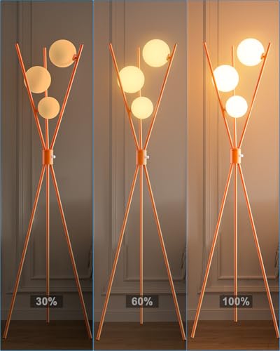 3 Globe Dimmable Tripod Floor Lamp (3 Count)
