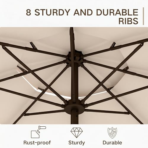 9ft 3 Tier Patio Umbrella