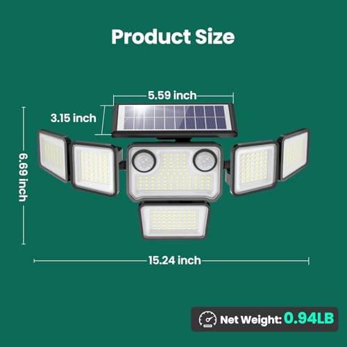 Solar Lights Outdoor (3 Count)