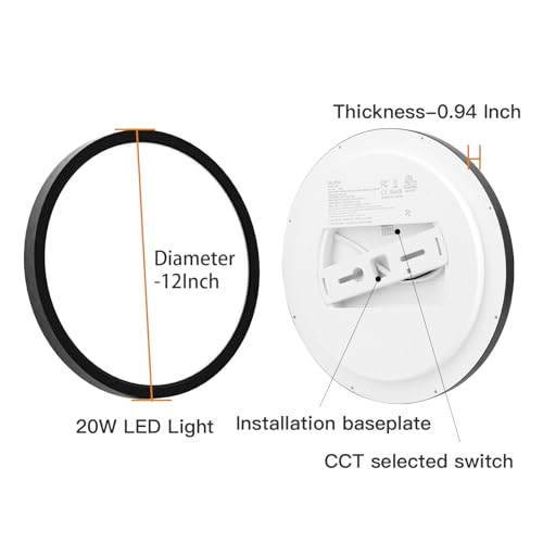 Dimmable Flush Mount Ceiling Light