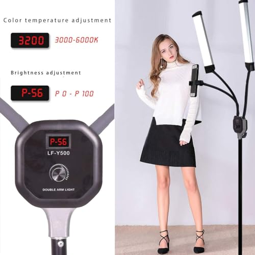 50W Double Arm LED Photography Video Light Beauty Lash Tattoo Lamp