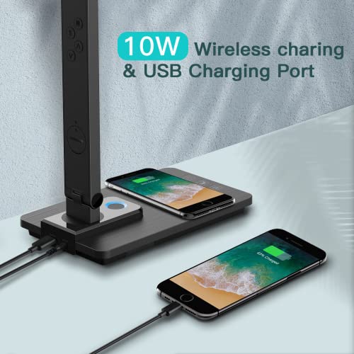 LED Desk Lamp with Wireless Charger