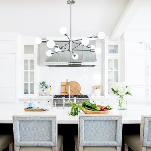 11" 52" Height Adjustable Sputnik Chandeliers Dining Room Light Fixture
