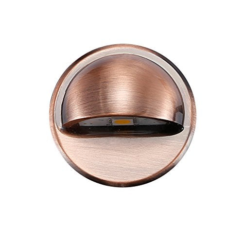 30pcs Low Voltage LED Deck Lights kit Φ1.38 Outdoor Garden Yard Decoration Lamp Recessed Landscape Pathway Step Stair Cold White LED Lighting (30 Count)
