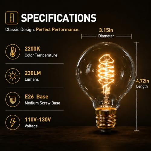 60W Incandescent Light Bulb 4 (4 Count)