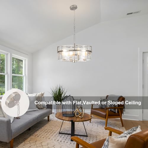 Modern Drum Chandeliers for Dining Room