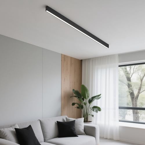 Black ceiling light LED