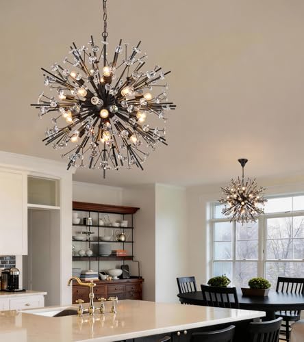 Black Crystal Chandelier