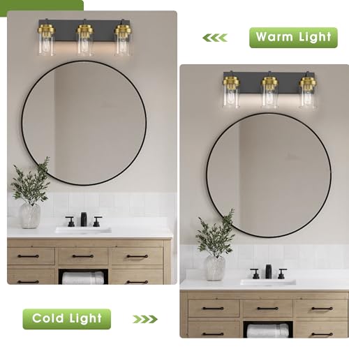 Bathroom Lighting Fixtures (3 Count)