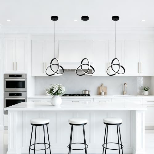 Modern Spiral LED Pendant Light Kitchen Island 4000K 1