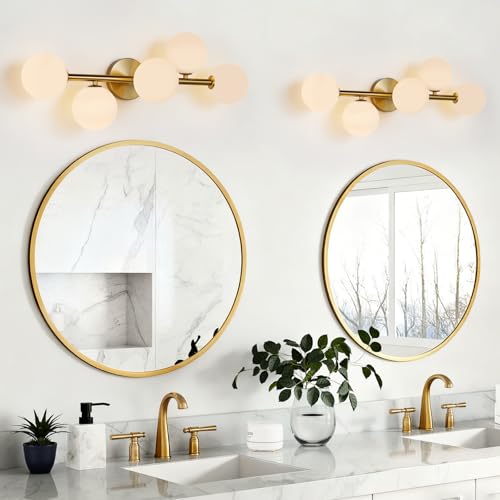 Gold Bathroom Vanity Light Fixtures