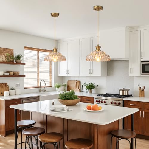 Amber Glass Pendant Lights