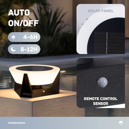 11.02" Solar Post Lights