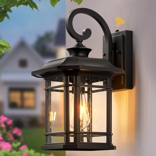 16.7" Large Black Dusk to Dawn Outdoor Lighting