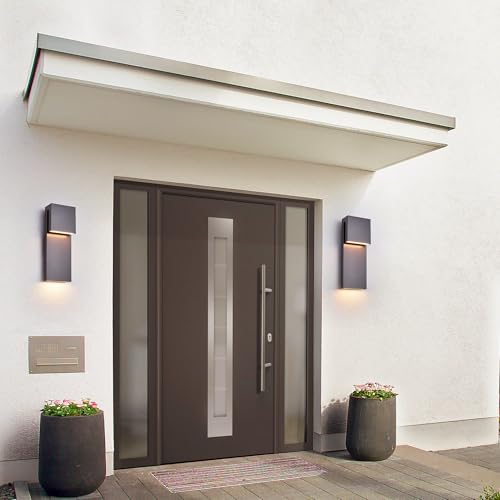 Outdoor Wall Lights Modern Exterior Lighting Fixtures (2 Count)