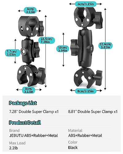 Double Super Clamp Mount 7.28"
