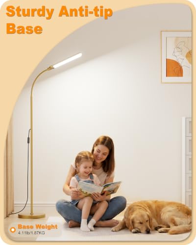 LED Floor Lamp (Gold)