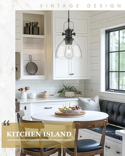2 Pack Black Pendant Light Kitchen Island (2 Count)