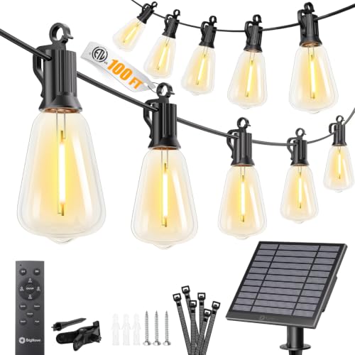 100FT Solar String Lights Outdoor
