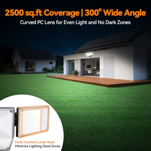 85W 10000LM Switch Controlled Outdoor Flood Lights (Black)