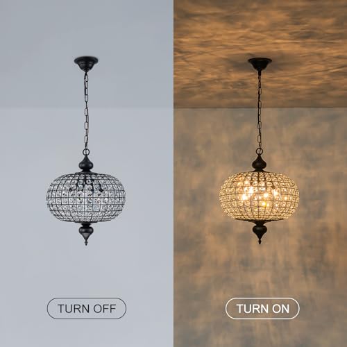 16.5" Crystal Chandelier