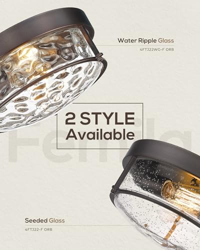 Farmhouse Flush Mount Ceiling Light