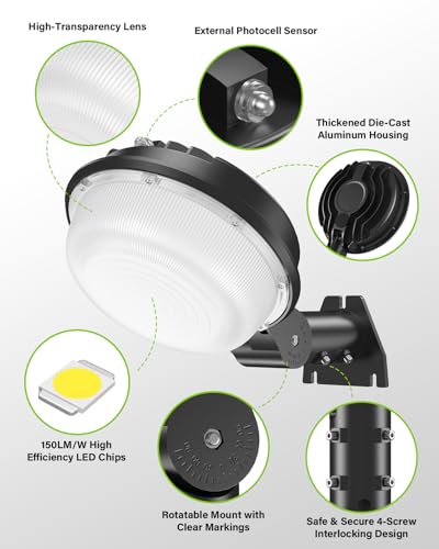150W LED Barn Light Dusk to Dawn (4 Count)