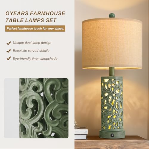 22'' Table Lamp Set of 2 for Living Room (2 Count)