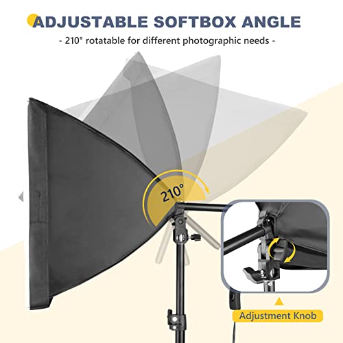 Softbox Photography Lighting Kit