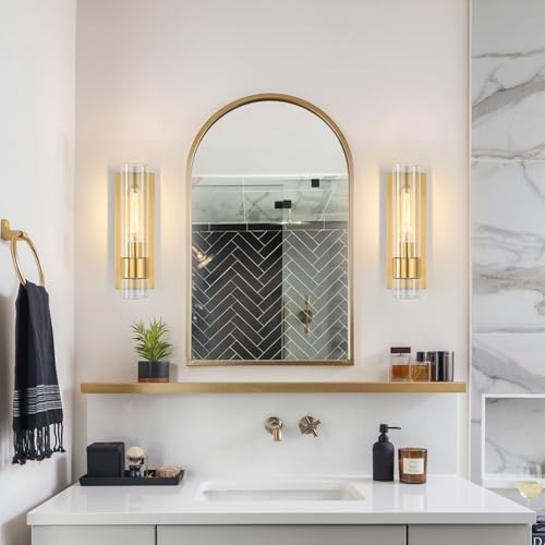 Gold Wall Sconces Set of 2 (2 Count)