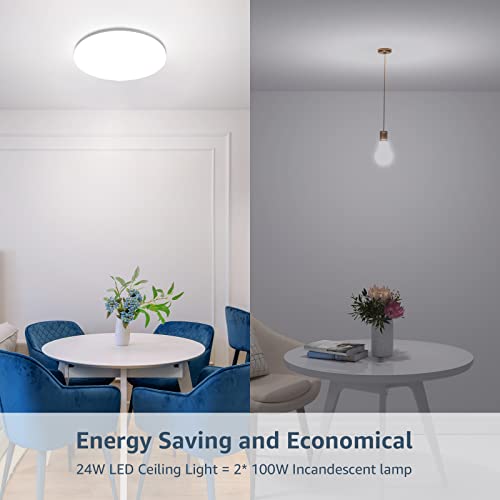 11 inch Flush Mount LED Ceiling Light for Bathroom