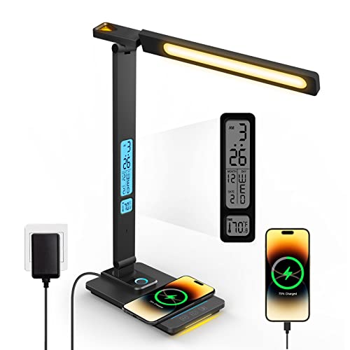 LED Desk Lamp with Wireless Charger