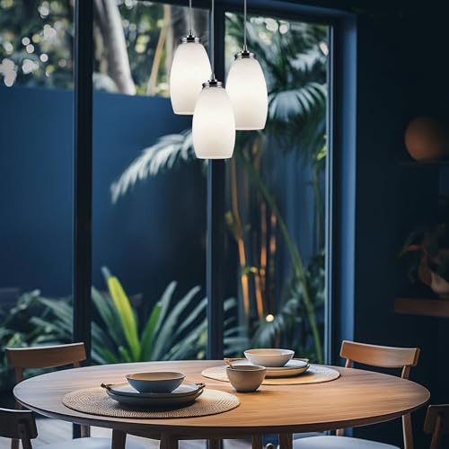 Coast 7" Pendant Light Glass Shades for Kitchen Island (2 Count)